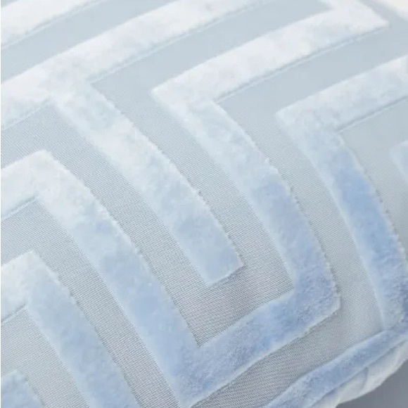 Pair of Geometric Velvet Cushion Cover - Picture 2 of 2